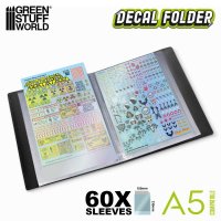 グリーンスタッフワールド[GSWD-5762]Archivador de Calcas  Decal folder A5