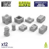 グリーンスタッフワールド[GSWD-13628］1/48　SFコンテナセット