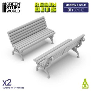 画像1: グリーンスタッフワールド[GSWD-13633]City Benches (1)