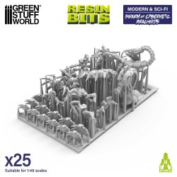 画像2: グリーンスタッフワールド[GSWD-13635］1/48　サイバネティックアラクニッドスウォーム