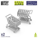 グリーンスタッフワールド[GSWD-13639]3Dプリントセット - ショッピングカート 1:48
