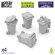 画像1: グリーンスタッフワールド[GSWD-13643]Plastic Trash Bins (1)