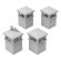 画像4: グリーンスタッフワールド[GSWD-13645]Park Trash Cans - Square (4)