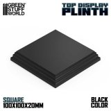 グリーンスタッフワールド[GSWD-5807]正方形デイスプレイ台座10x10 cmブラック