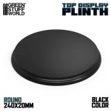 グリーンスタッフワールド[GSWD-5819]円形ディスプレイ台座 直径24ｃｍ ブラック