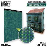 グリーンスタッフワールド[GSWD-13687]ステンドグラス　幾何学模様