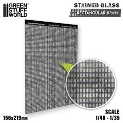 画像2: グリーンスタッフワールド[GSWD-13692]ステンドグラス　長方形ブロック
