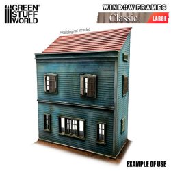 画像3: グリーンスタッフワールド[GSWD-13701]ミニチュア窓枠クラッシック - Large