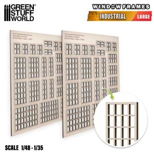 画像1: グリーンスタッフワールド[GSWD-13705]インダストリアルミニチュアウィンドウ - Large (1)