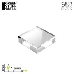 画像1: グリーンスタッフワールド[GSWD-5854]アクリル展示台 80x80x15mm