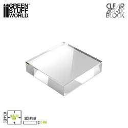 画像1: グリーンスタッフワールド[GSWD-5855]アクリル展示台 100x100x15mm