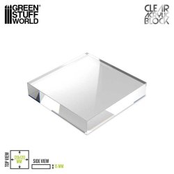 画像1: グリーンスタッフワールド[GSWD-5856]アクリル展示台 120x120x15mm