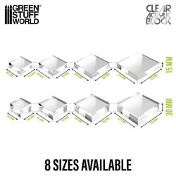 画像3: グリーンスタッフワールド[GSWD-5856]アクリル展示台 120x120x15mm