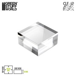 画像1: グリーンスタッフワールド[GSWD-5858]アクリル展示台 80x80x30mm
