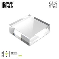 画像1: グリーンスタッフワールド[GSWD-5860]アクリル展示台 120x120x30mm