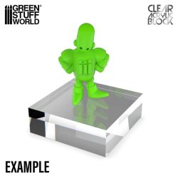 画像2: グリーンスタッフワールド[GSWD-5860]アクリル展示台 120x120x30mm