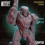 グリーンスタッフワールド[GSWD-13751]UNIT9 figures - Manned Tank 54mm