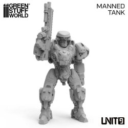 画像2: グリーンスタッフワールド[GSWD-13751]UNIT9 figures - Manned Tank 54mm
