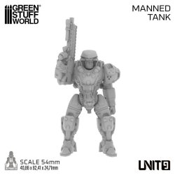 画像3: グリーンスタッフワールド[GSWD-13751]UNIT9 figures - Manned Tank 54mm