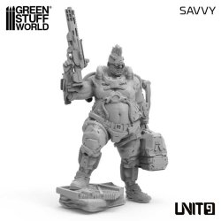 画像2: グリーンスタッフワールド[GSWD-13754]UNIT9 figures - Savvy 54mm