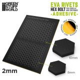 グリーンスタッフワールド[GSWD-14154]粘着式EVA 六角ボルトリベット 2mm