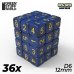 画像1: グリーンスタッフワールド[GSWD-6327]６面体ダイス12mm　ダークブルー（36個入） (1)