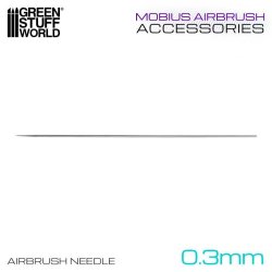 画像1: グリーンスタッフワールド[GSWD-6530]Airbrush Needle 0.3mm for Mobius Airbrush