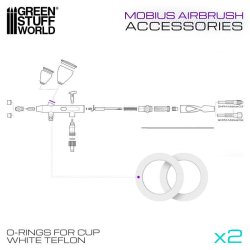 画像2: グリーンスタッフワールド[GSWD-6535]O-Rings for the Mobius Airbrush Paint Cup