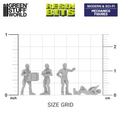 画像2: グリーンスタッフワールド[GSWD-14410］1/144　メカニックフィギュアセット