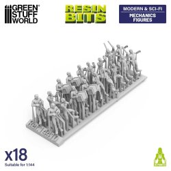 画像3: グリーンスタッフワールド[GSWD-14410］1/144　メカニックフィギュアセット