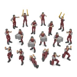 画像4: グリーンスタッフワールド[GSWD-14410］1/144　メカニックフィギュアセット