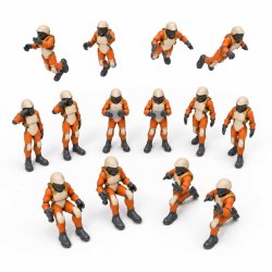 画像4: グリーンスタッフワールド[GSWD-14411］1/100　スペースクルーセット