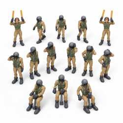 画像4: グリーンスタッフワールド[GSWD-14412］1/100　パイロットフィギュアセット