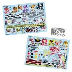 画像1: グリーンスタッフワールド[GSWD-6562]Waterslide Decals - Orcs