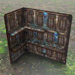 画像5: グリーンスタッフワールド[GSWD-6565]Pre-Painted Foldable Three-Story WTC Terrain Ruin - Sci-fi