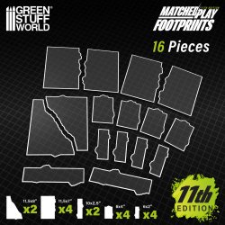 画像1: グリーンスタッフワールド[GSWD-14646]11th Edition Glasspack Footprints Wh40k compatible