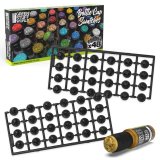 グリーンスタッフワールド[GSWD-14830］塗料ボトル用カラーサンプルキャップ黒（48個入り）