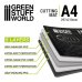 画像2: グリーンスタッフワールド[GSWD-1001]スケール対比カッターマット A4　 (2)