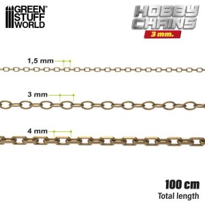 画像2: グリーンスタッフワールド[GSWD-1041]ホビーチェーン 3 mm (2)