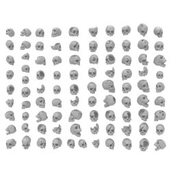 画像5: グリーンスタッフワールド[GSWD-1343]3Dプリントセット-骸骨 85個入