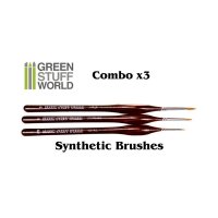グリーンスタッフワールド[GSWD-5197]Brushes COMBOx3 Synthetic