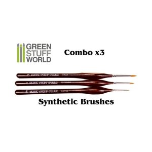 画像1: グリーンスタッフワールド[GSWD-5197]Brushes COMBOx3 Synthetic (1)