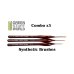 画像1: グリーンスタッフワールド[GSWD-5197]Brushes COMBOx3 Synthetic (1)