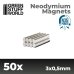 画像2: グリーンスタッフワールド[GSWD-9051]ネオジム磁石 3x0.5mm - 50 個入 (N35) (2)