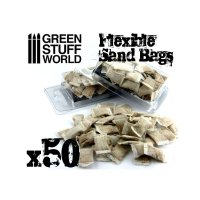 グリーンスタッフワールド[GSWD-9216]1/35 ジオラマ素材 フレキシブル土のうセット50個パック