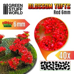 画像1: グリーンスタッフワールド[GSWD-120（9280）]ジオラマ素材　満開の赤い花　6mm (1)
