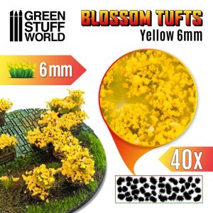 画像1: グリーンスタッフワールド[GSWD-122（9282）]ジオラマ素材　黄色い花　6mm (1)