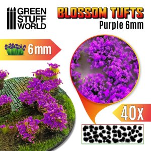 画像1: グリーンスタッフワールド[GSWD-123（9283）]ジオラマ素材　紫の花　6mm (1)