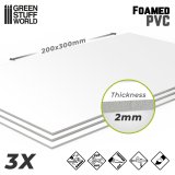 グリーンスタッフワールド[GSWD-9306]フォーム板 PVC  2 mm