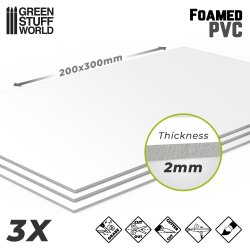 画像1: グリーンスタッフワールド[GSWD-9306]フォーム板 PVC  2 mm